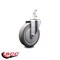 Service Caster 5 Inch Thermoplastic Rubber Wheel Swivel 3/4 Inch Square Stem Caster SCC SCC-SQ20S514-TPRB-34 - alternate 2
